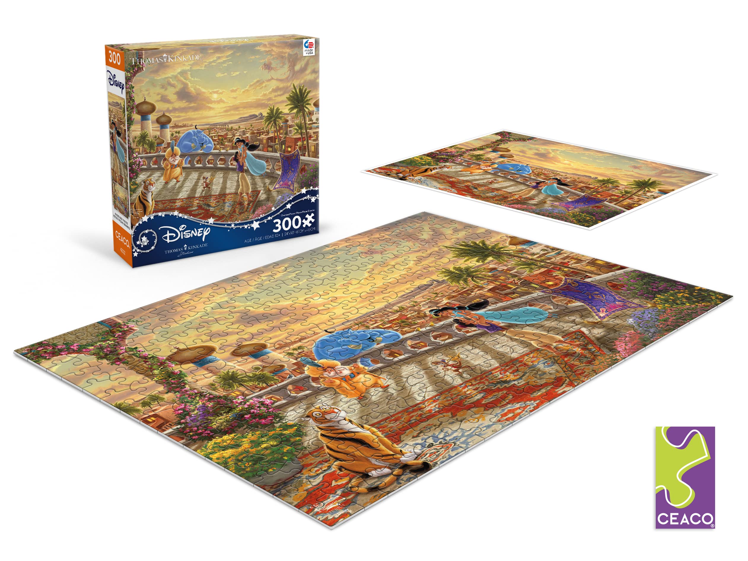 ジグソーパズル 25th Grand Finale The Dream Goes On Amazon | Ceaco - トーマス・キンケード - ディズニー ドリーム